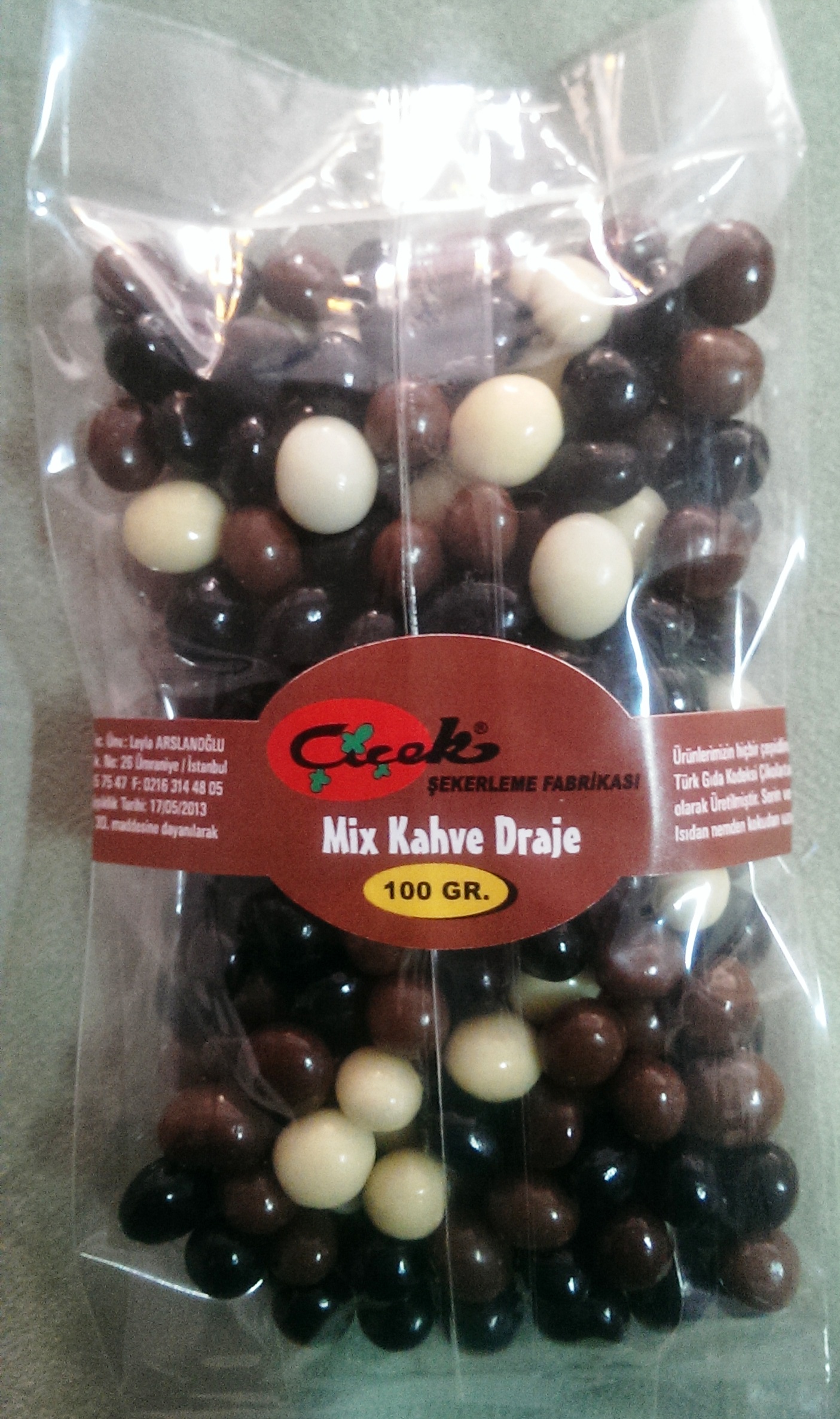 Mix Karışık Kahve Draje 100 gr. poşet