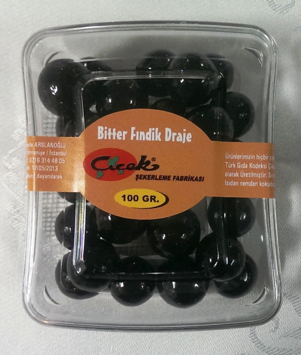 Bitter Fındık Draje 100 gr. kutu