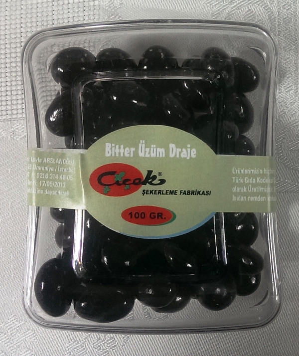Bitter Üzüm Draje 100 gr kutu